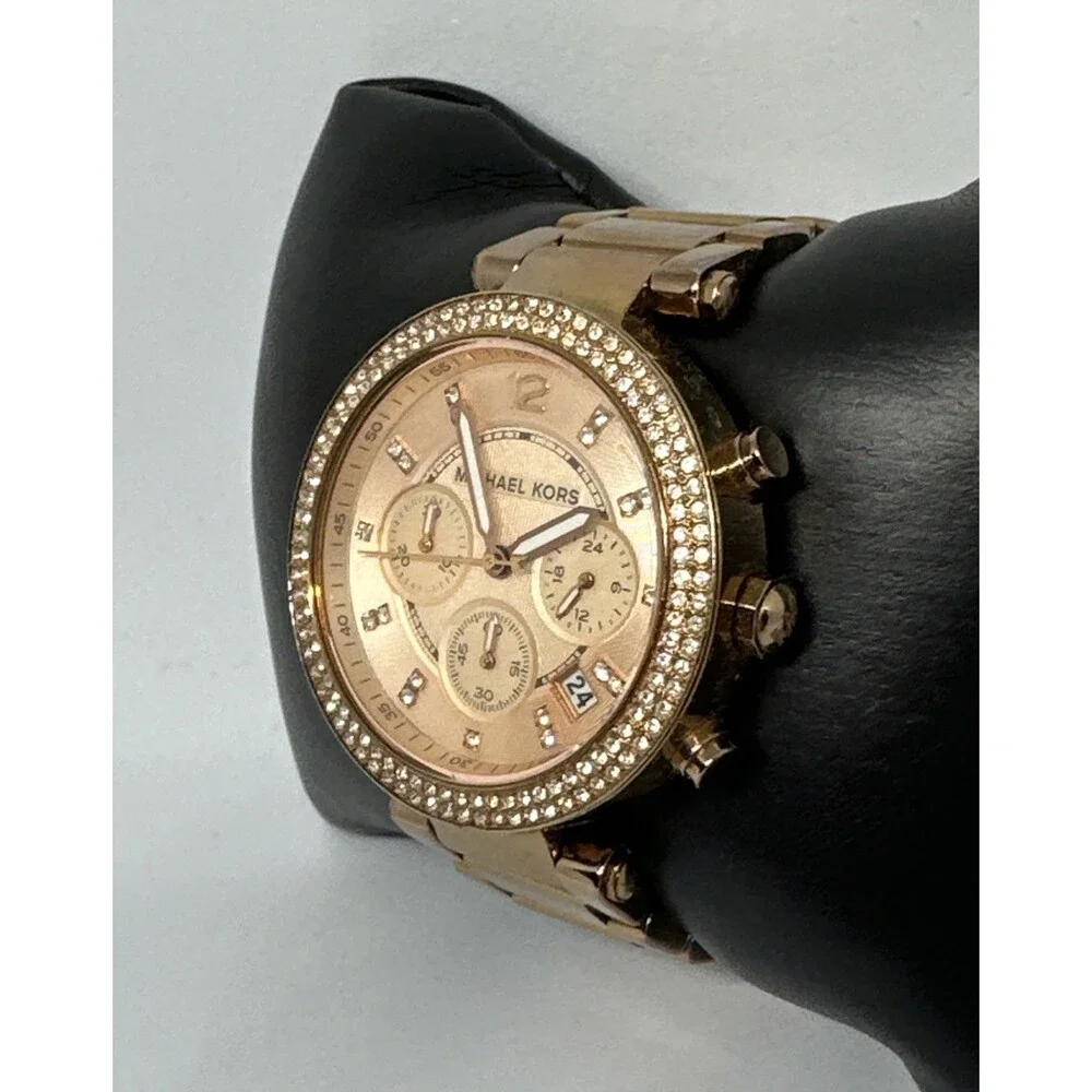 Michael Kors Parker MK5538 Women Stainless Steel Analog Dial Quartz Watch HME545